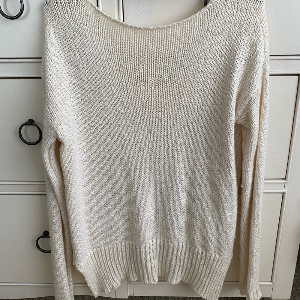 Ivory Knit Sweater - Picture 2 of 2